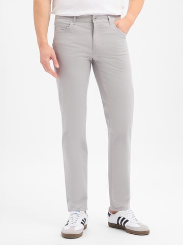 BRAX Regular Chino Pants 'Cadiz' in Grey: front