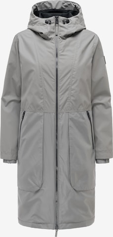 NAVAHOO - Sobretudo meia-estação 'Edelumhang 14' em cinzento: frente