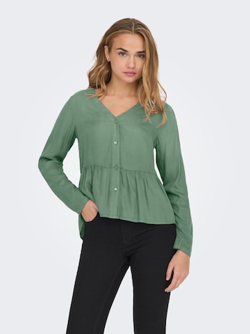 Camicia da donna di ONLY in verde: frontale