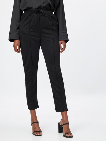 Missguided Regular Broek in Zwart: voorkant