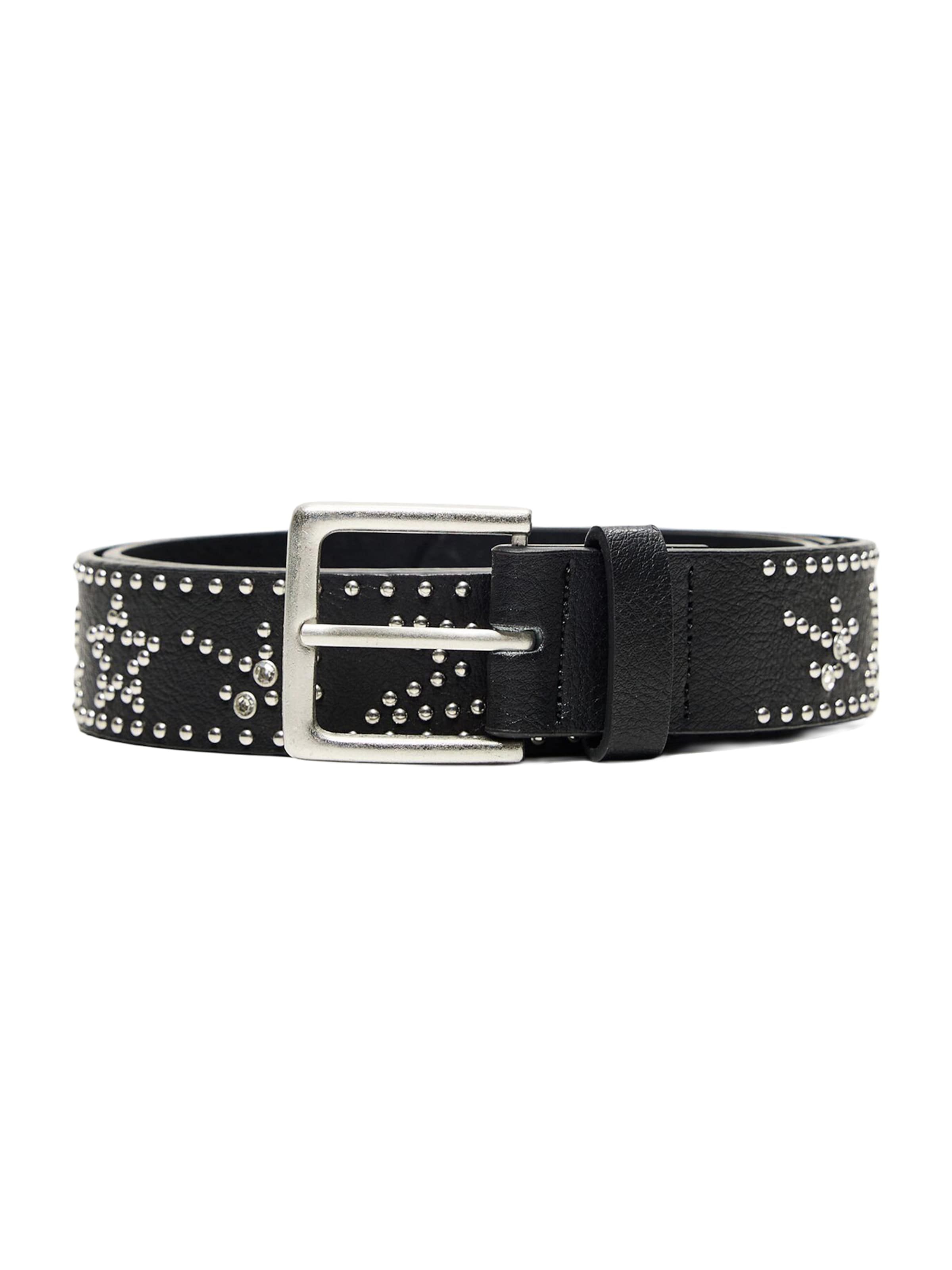Bershka Belt in 85 in Black / Silver, Item view