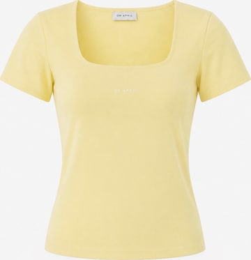 OH APRIL - Camisa 'Kalina' em amarelo: frente