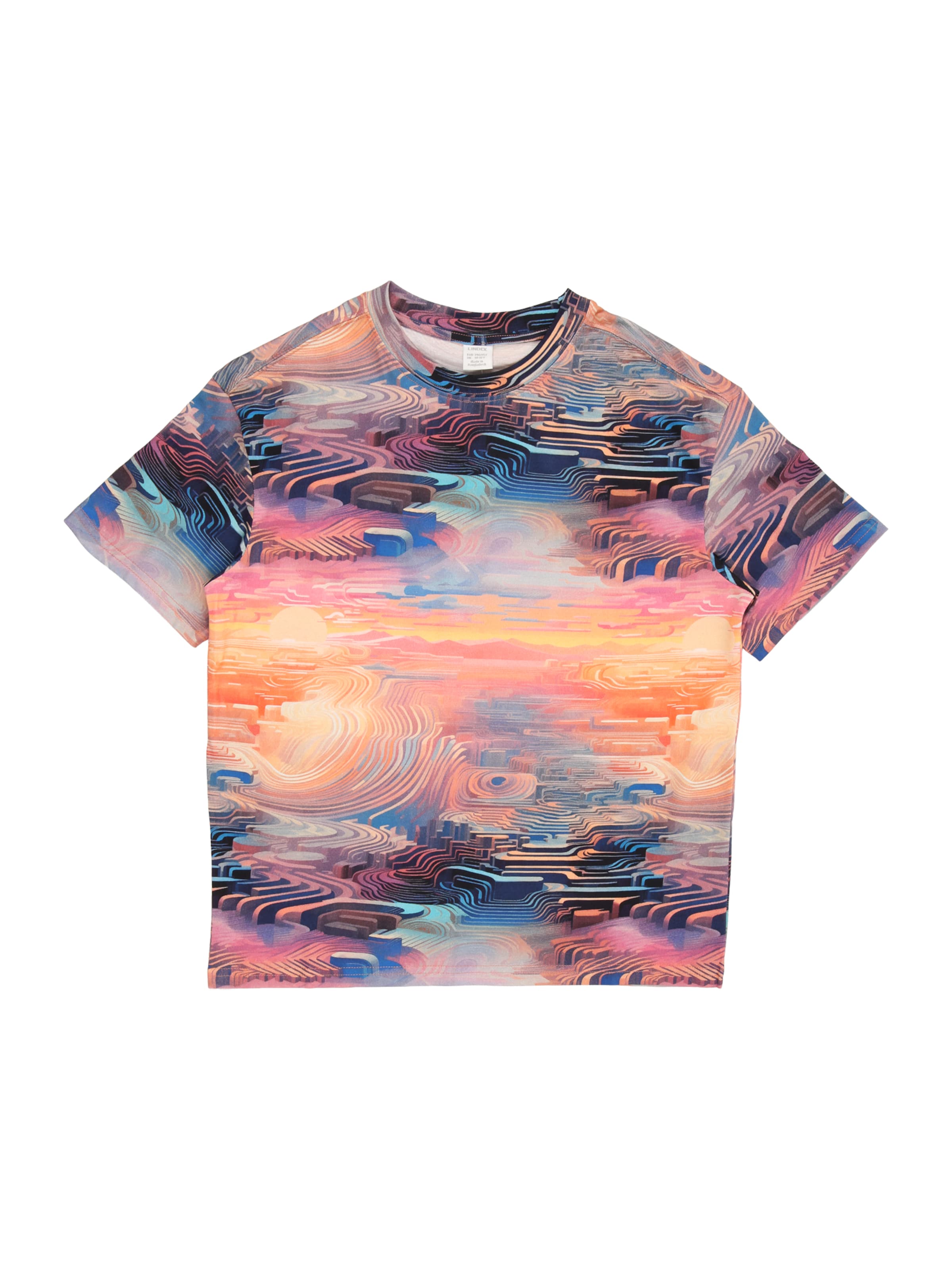 T-Shirt Lindex en rose : devant