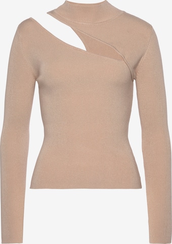 Pull-over LASCANA en beige : devant