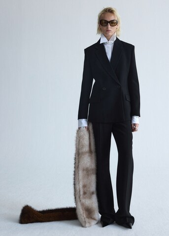MANGO Wide leg Trousers 'HONEY' in Black