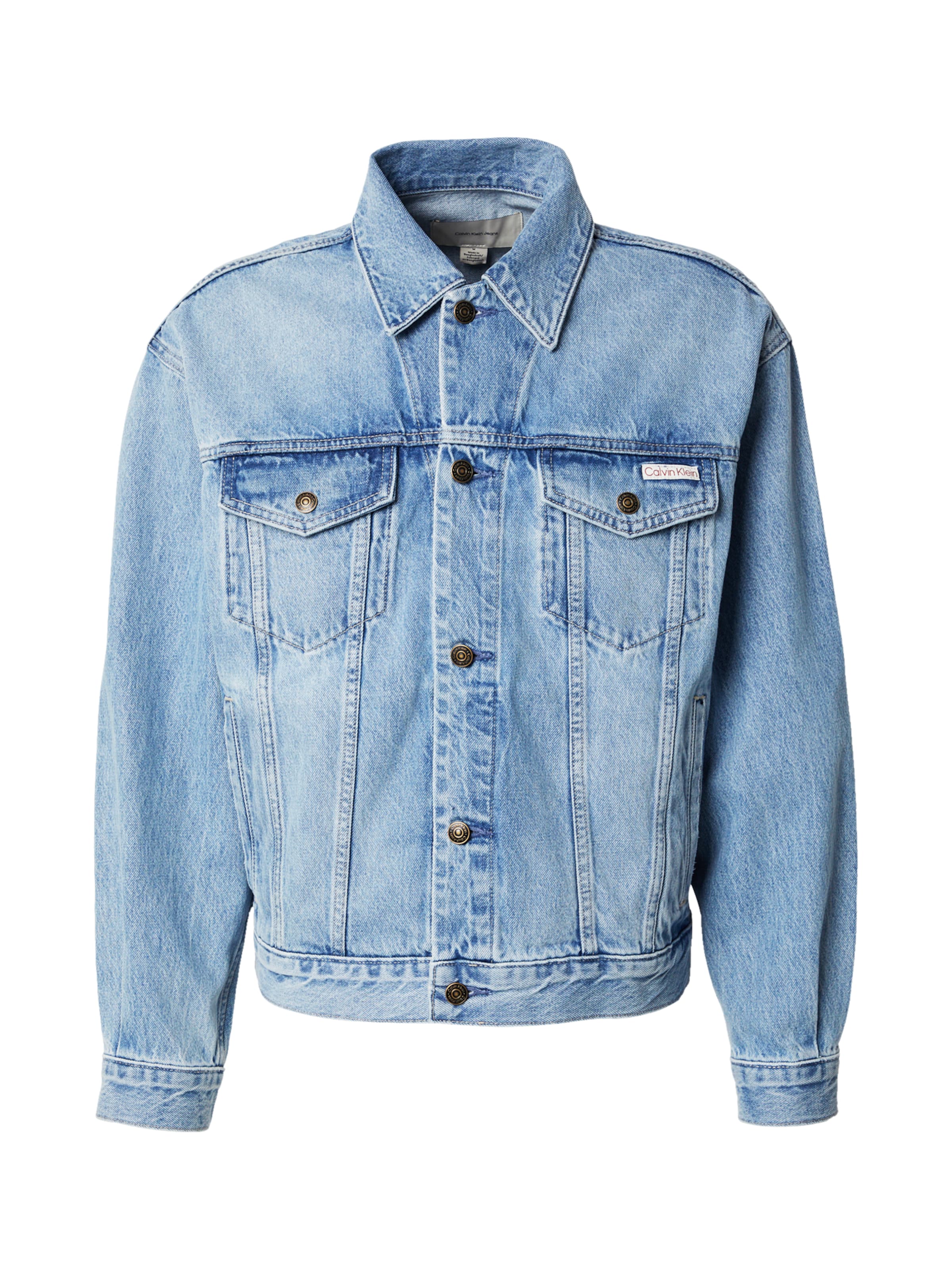 Calvin Klein Jeans Демисезонная куртка в Синий: спереди