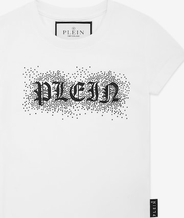 T-Shirt 'Gothic Plein' Philipp Plein en blanc : devant