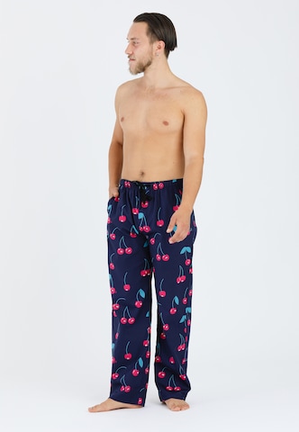 Lousy Livin Pajama Pants 'Cherries' in Blue