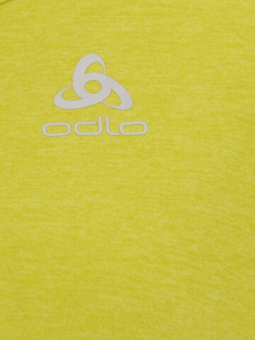 ODLO Performance Shirt 'Run Easy' in Yellow