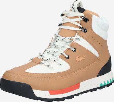 LACOSTE Hög sneaker 'Urban Breaker' i ljusbrun / off-white, Produktvy