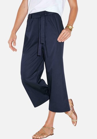 MYBC Loosefit Schlupfhose 7/8-Hose 'Cornelia' in Blau: Vorderseite