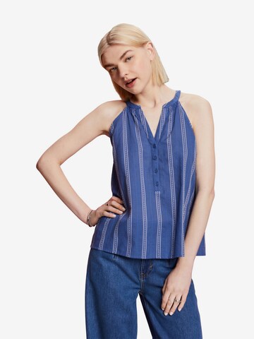 ESPRIT Blouse in Blauw: voorkant