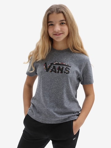 T-Shirt 'FLORAL V' VANS en gris : devant