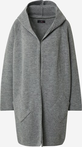 Zwillingsherz Knit Cardigan 'Annabell' in Grey: front