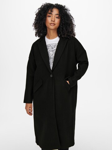 ONLY Ανοιξιάτικο και φθινοπωρινό παλτό 'Emma' σε μαύρο: μπροστά