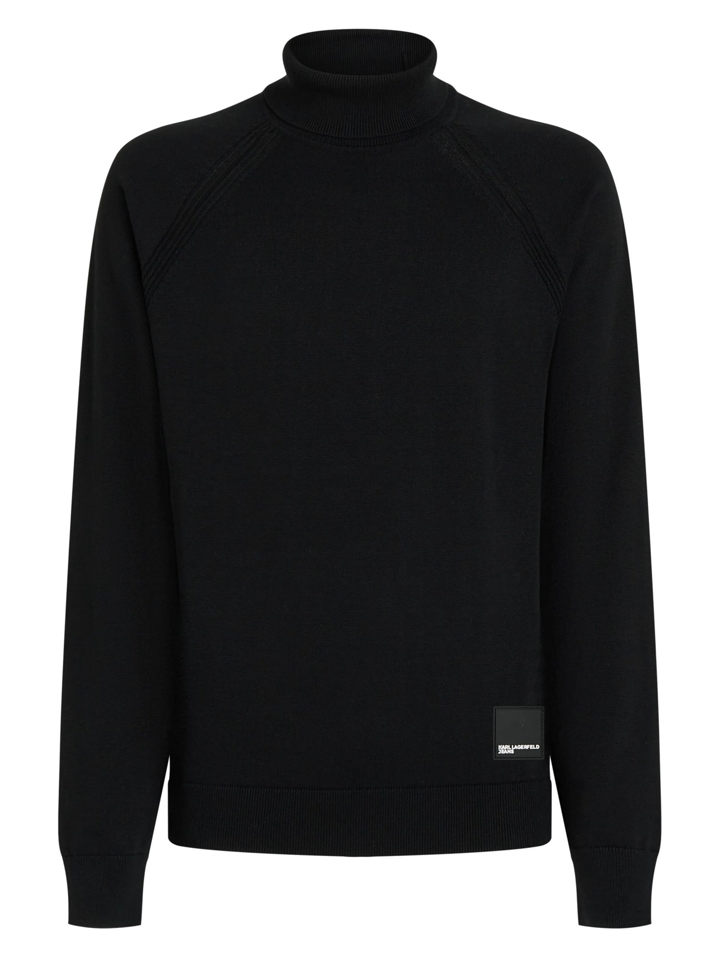 KARL LAGERFELD JEANS - Jersey en negro: frente