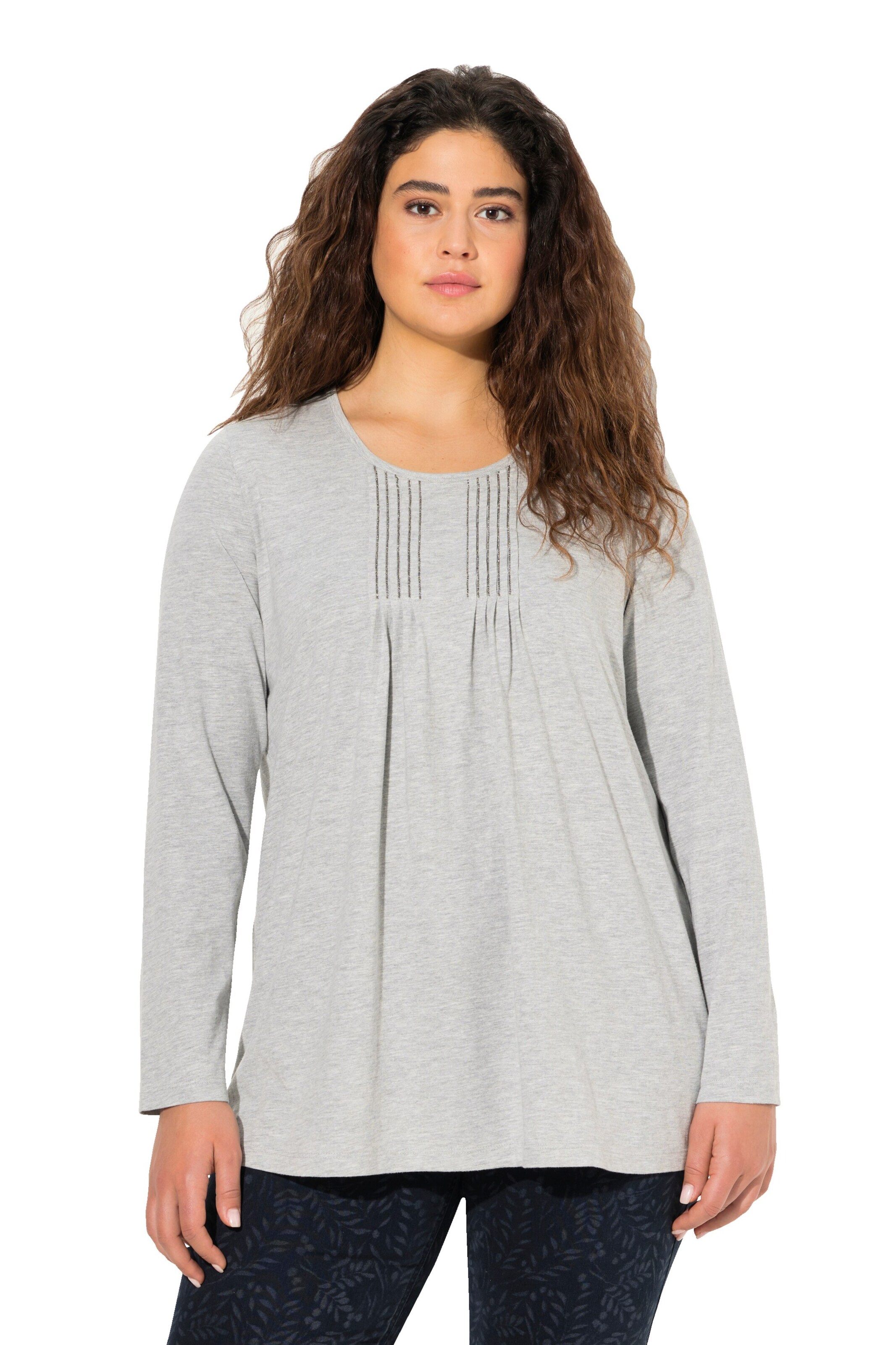 Ulla Popken Shirt in Grey: front