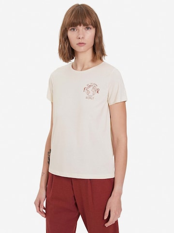 WESTMARK LONDON T-Shirt 'Respect' in Beige: predná strana