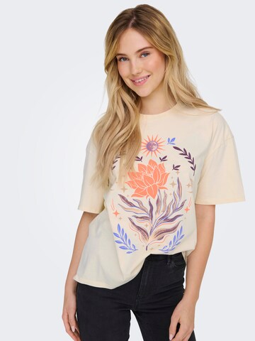 Tricou de la ONLY pe bej