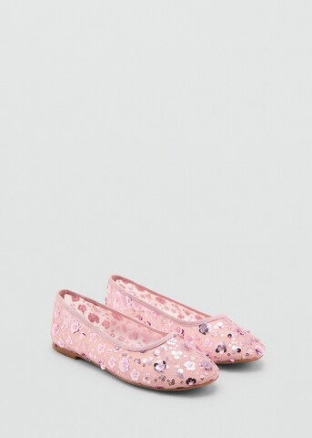 MANGO KIDS Ballet Flats 'Rose' in Pink