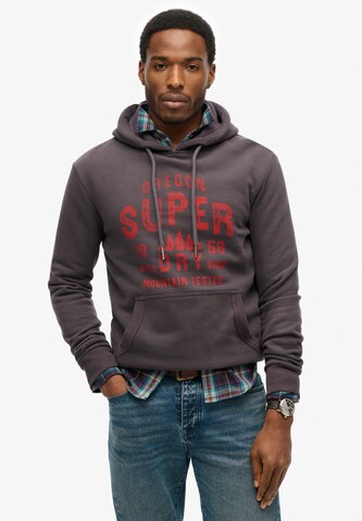 Sweat-shirt Superdry & Co en vert : devant