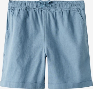 NAME IT Pants 'NKMFalinnen' in Blue: front