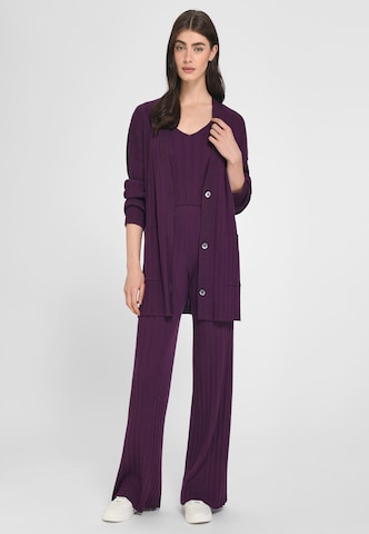 Laura Biagiotti Roma Knit Cardigan 'New Wool' in Purple