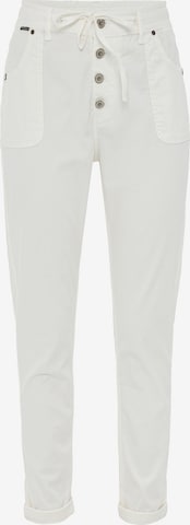 CIPO & BAXX Pants in White: front