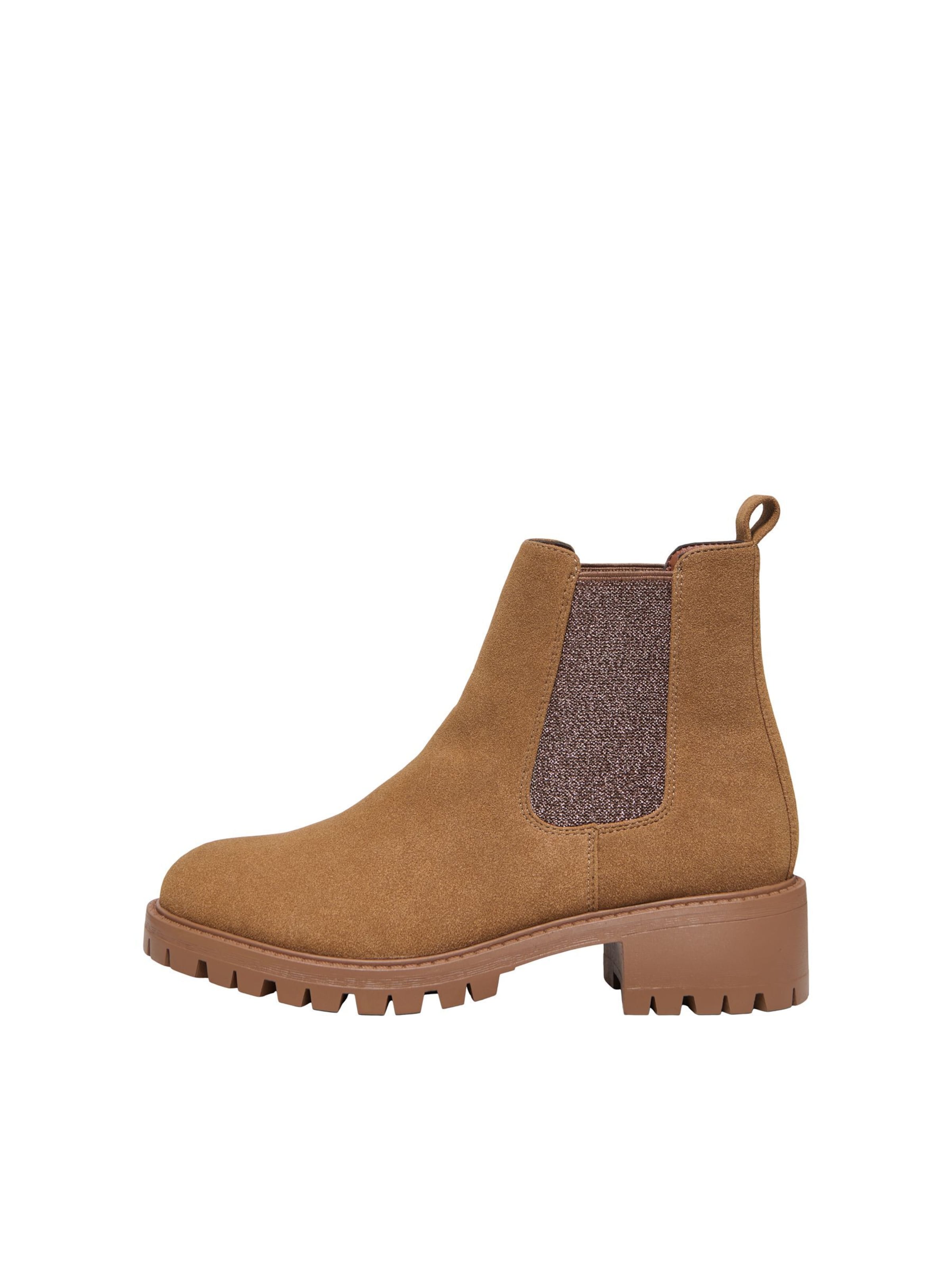 ONLY Chelsea Boots 'ONLZoe' en 37 en cognac, Vue avec produit