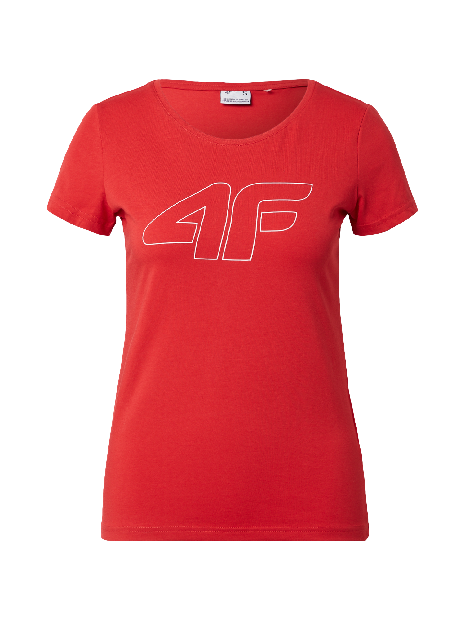 4F Koszulka funkcyjna w kolorze Czerwonym 