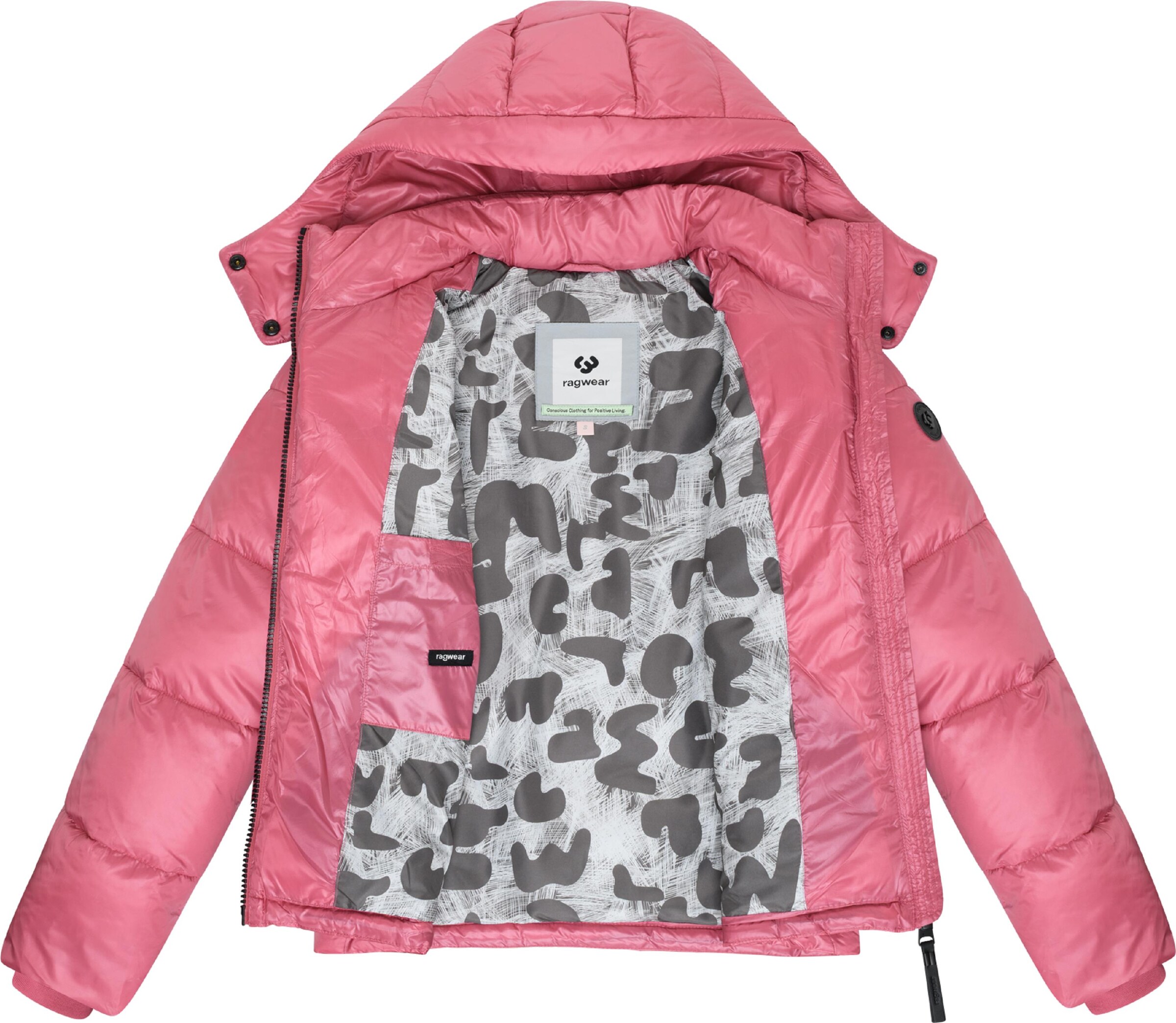 Ragwear Winterjacke 'Roobie II' in Pink