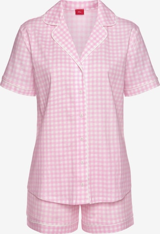 s.Oliver Pajama in Pink: front