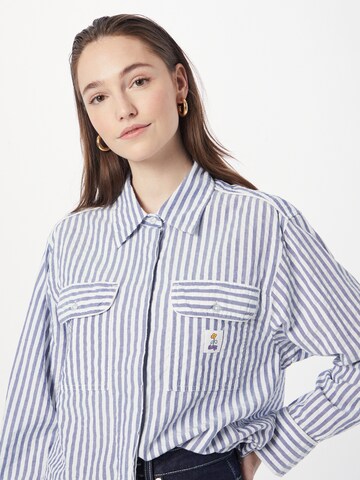 Camicia da donna 'ELENA' di Obey in blu