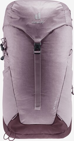 DEUTER Backpack 'Ac Lite 22 Sl' in Purple: front