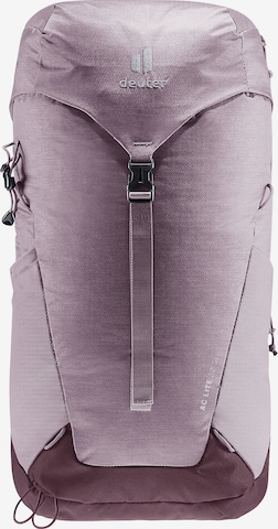 DEUTER Sports Backpack 'Ac Lite 22 Sl' in Purple: front
