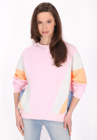 Sweat-shirt usha BLUE LABEL en rose : devant