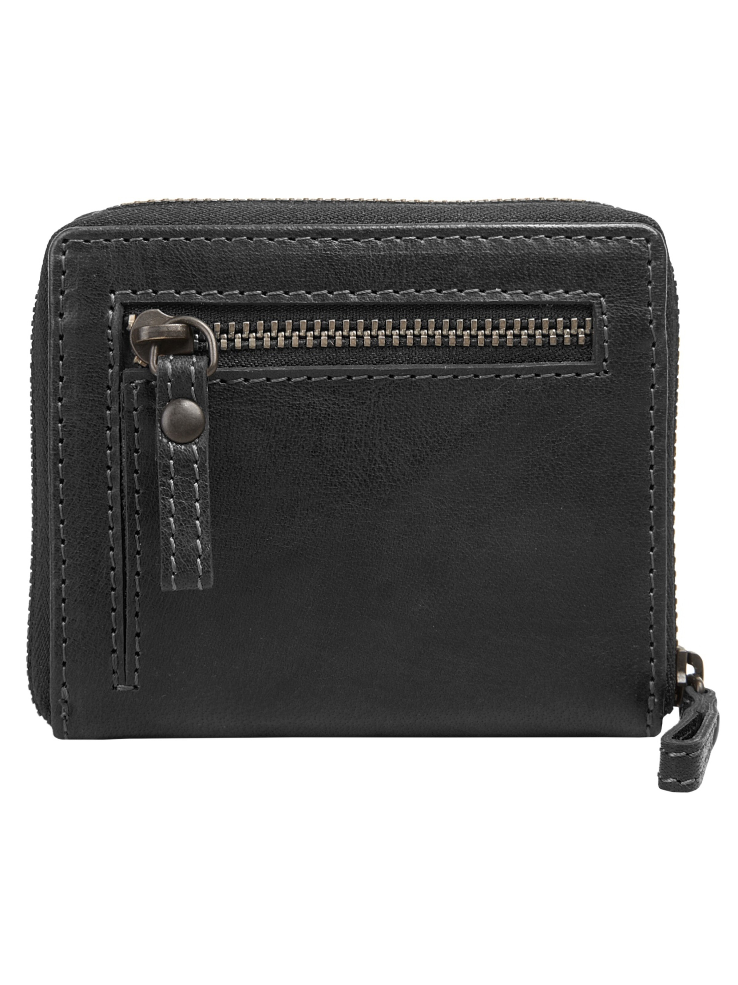 Spikes & Sparrow Portemonnaie 'RFID'‌‌‌‌‌‌‌ in Schwarz