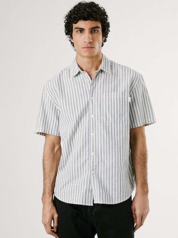 Pepe Jeans Regular fit Button Up Shirt 'Christopher' in White: front