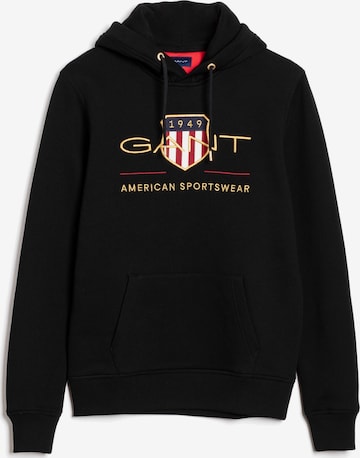 GANT Regular fit Sweatshirt in Black: front