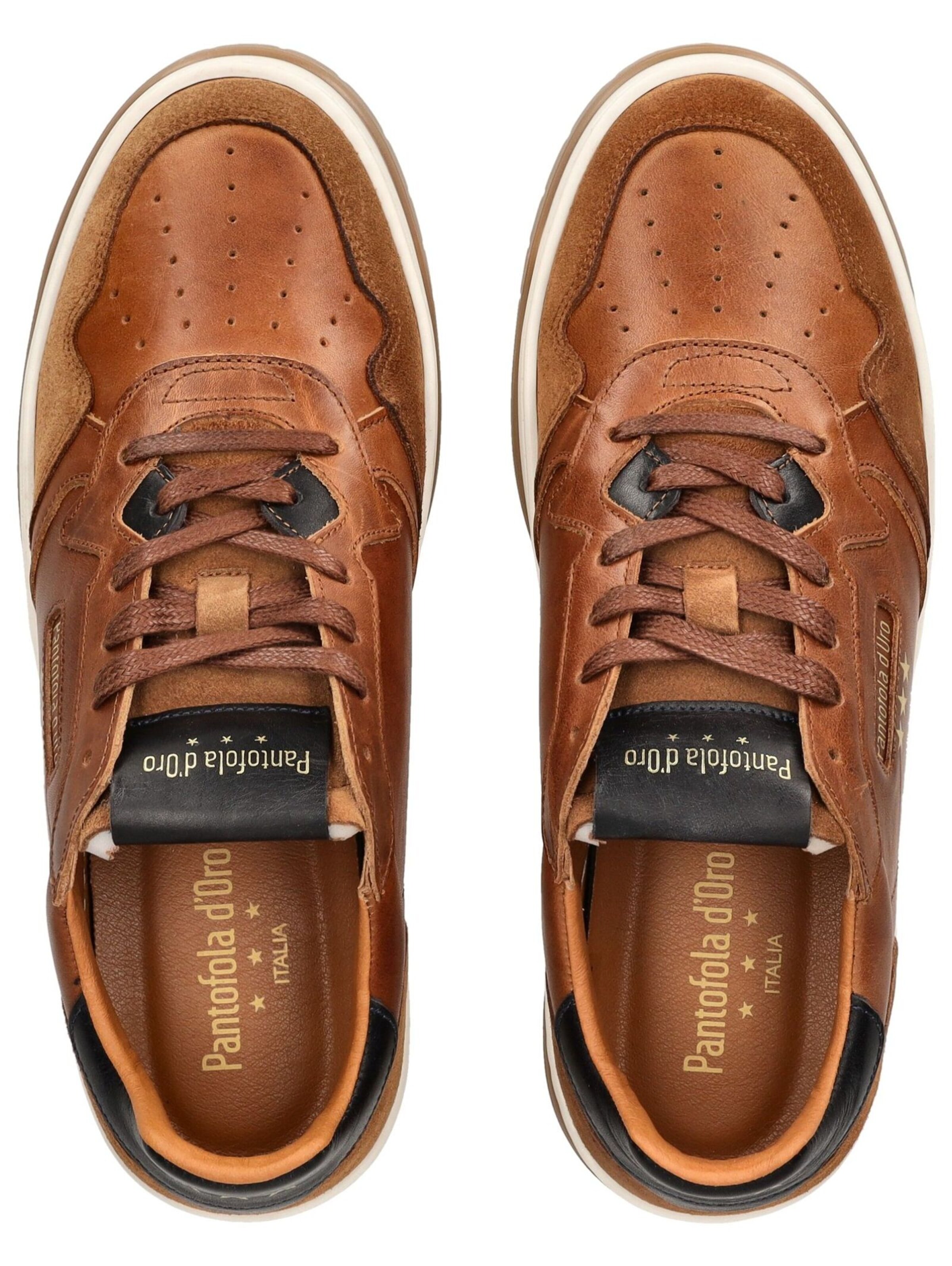 PANTOFOLA D'ORO Platform trainers 'Sirmione' in Brown