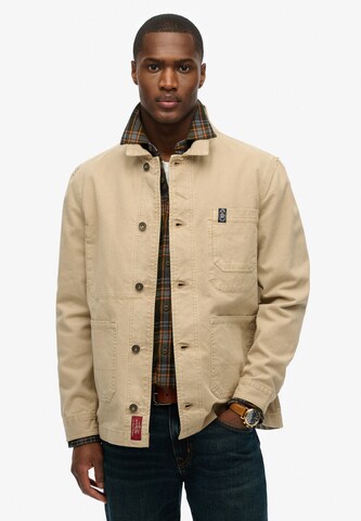 Superdry Between-Season Jacket in Brown: front