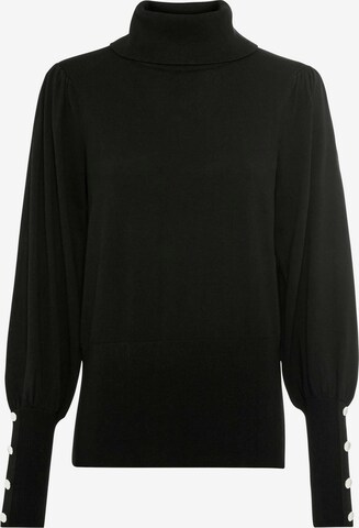 Pull-over heine en noir : devant