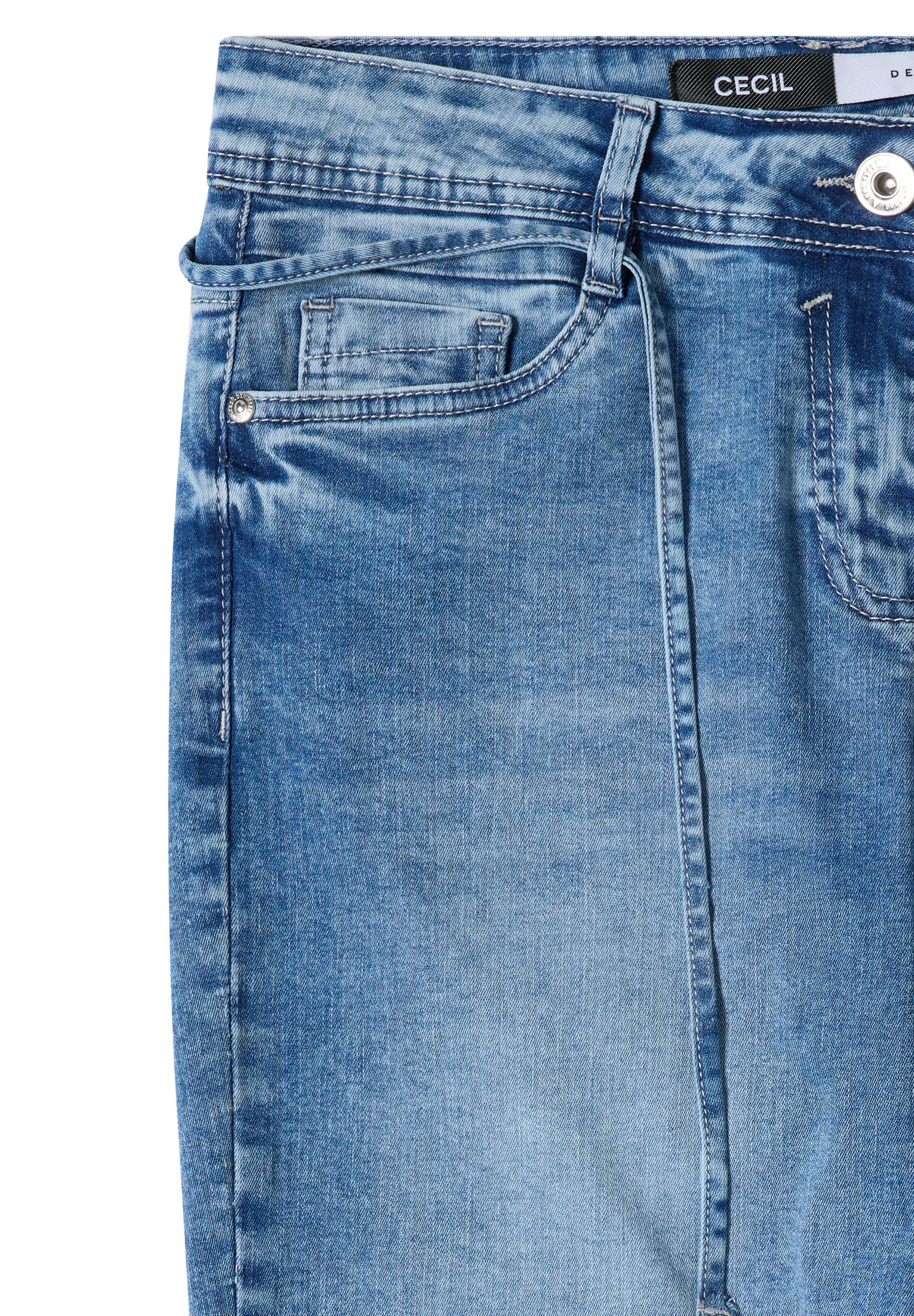 CECIL Loosefit Jeans 'Neele' in Blau