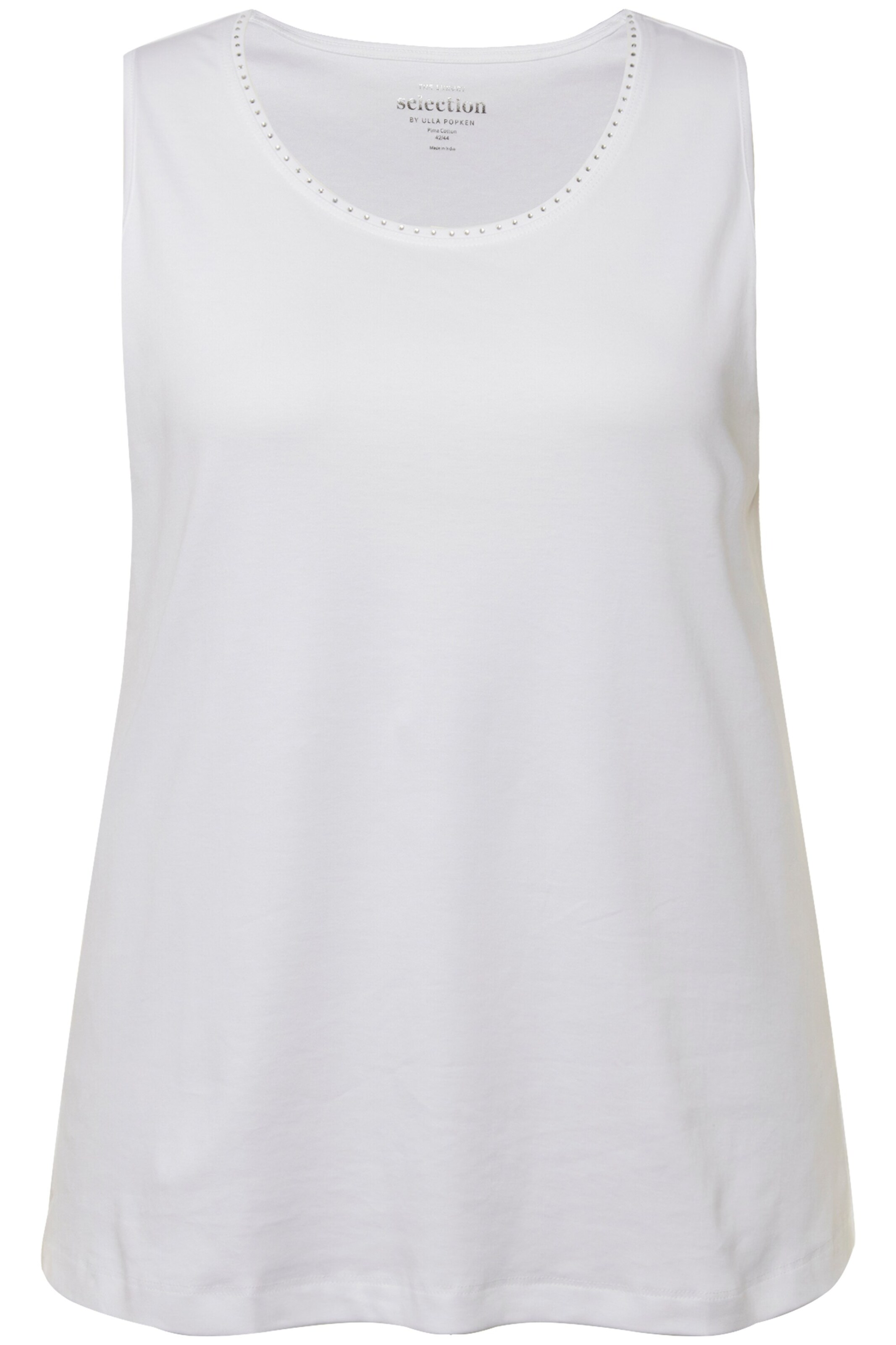 Ulla Popken Top in Weiß: Vorderseite