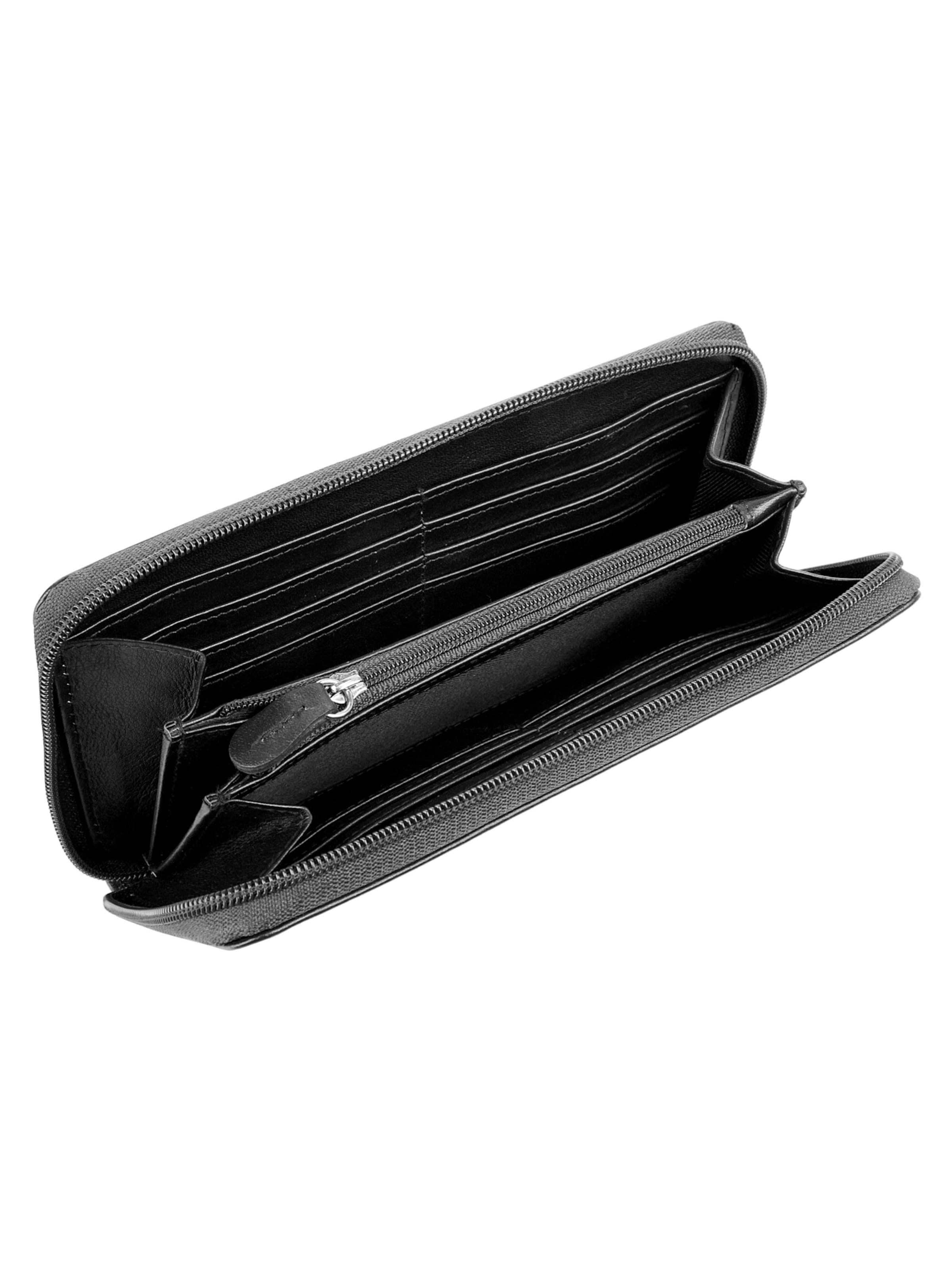 Bruno Banani Wallet 'Bruno Banani Geldbörse LEDER' in Black