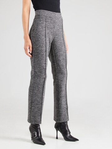 Regular Pantaloni de la MORE & MORE pe negru: față