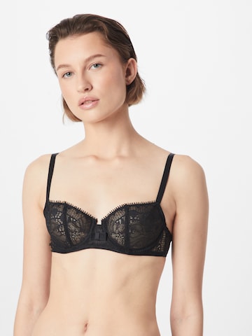 Chantelle Balconette Bra in Black: front