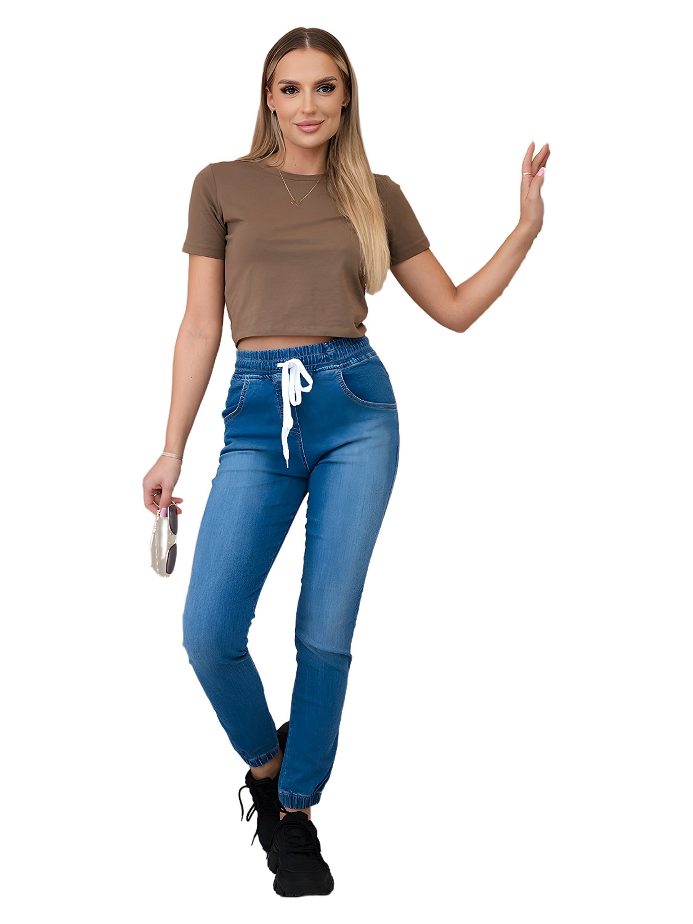 Lumera Broek in Blauw: voorkant