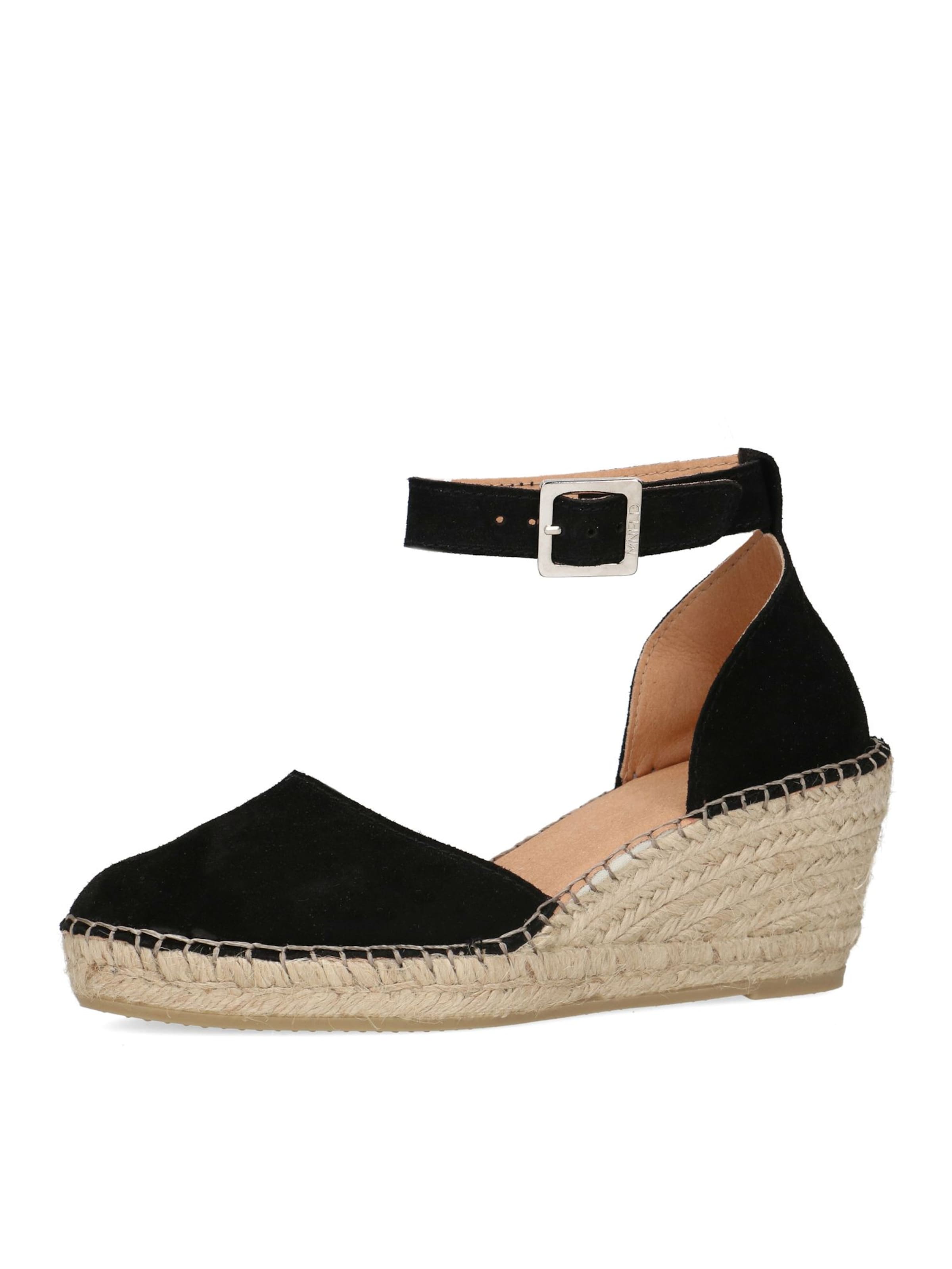 MANFIELD Sandale in schwarz, Produktansicht