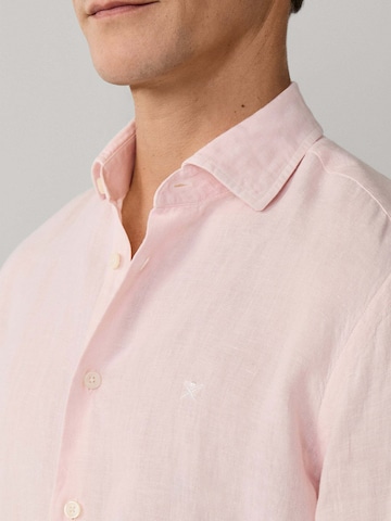 Hackett London Regular Fit Hemd 'ESS' in Pink